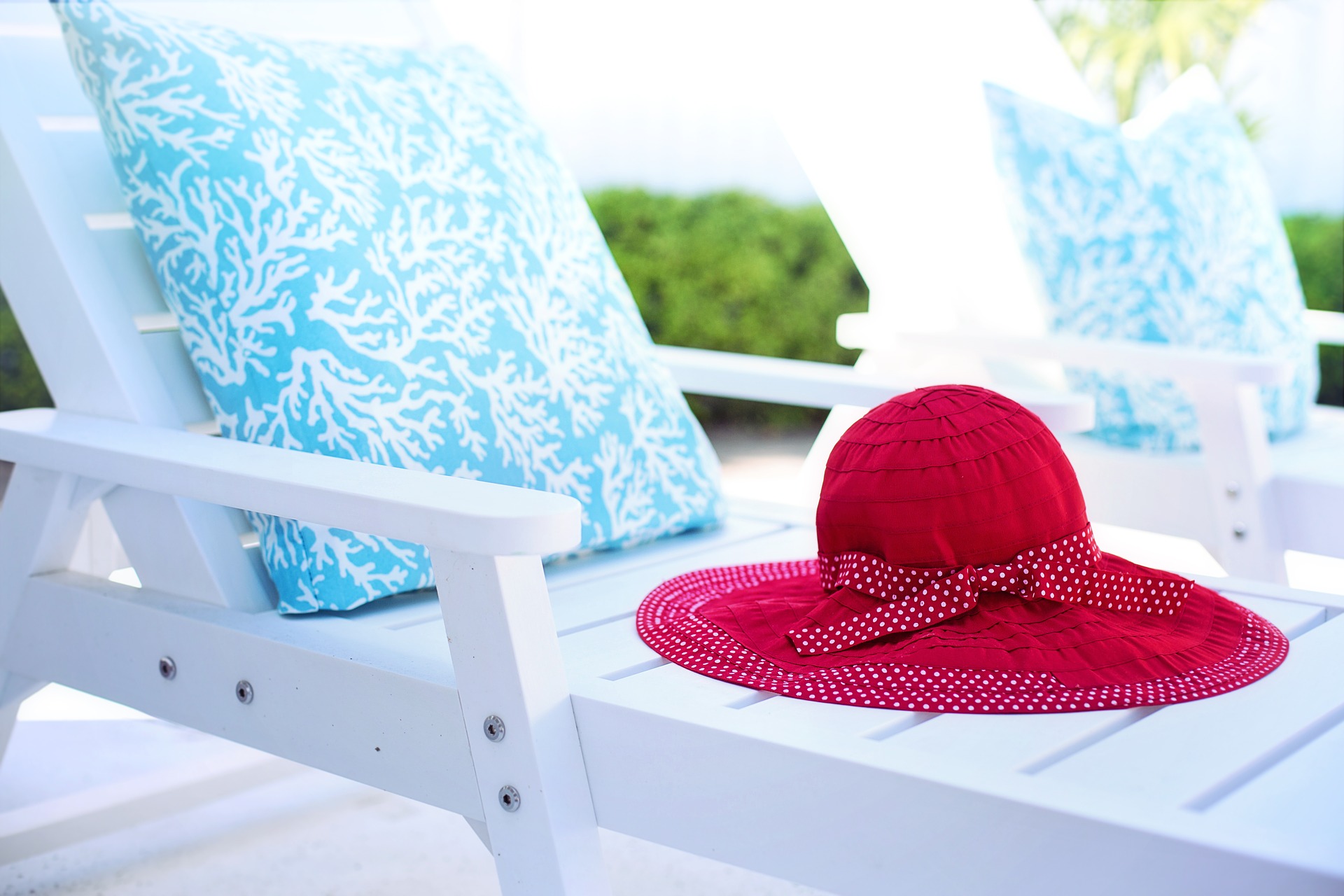 Stage your pool area with some lounge chairs