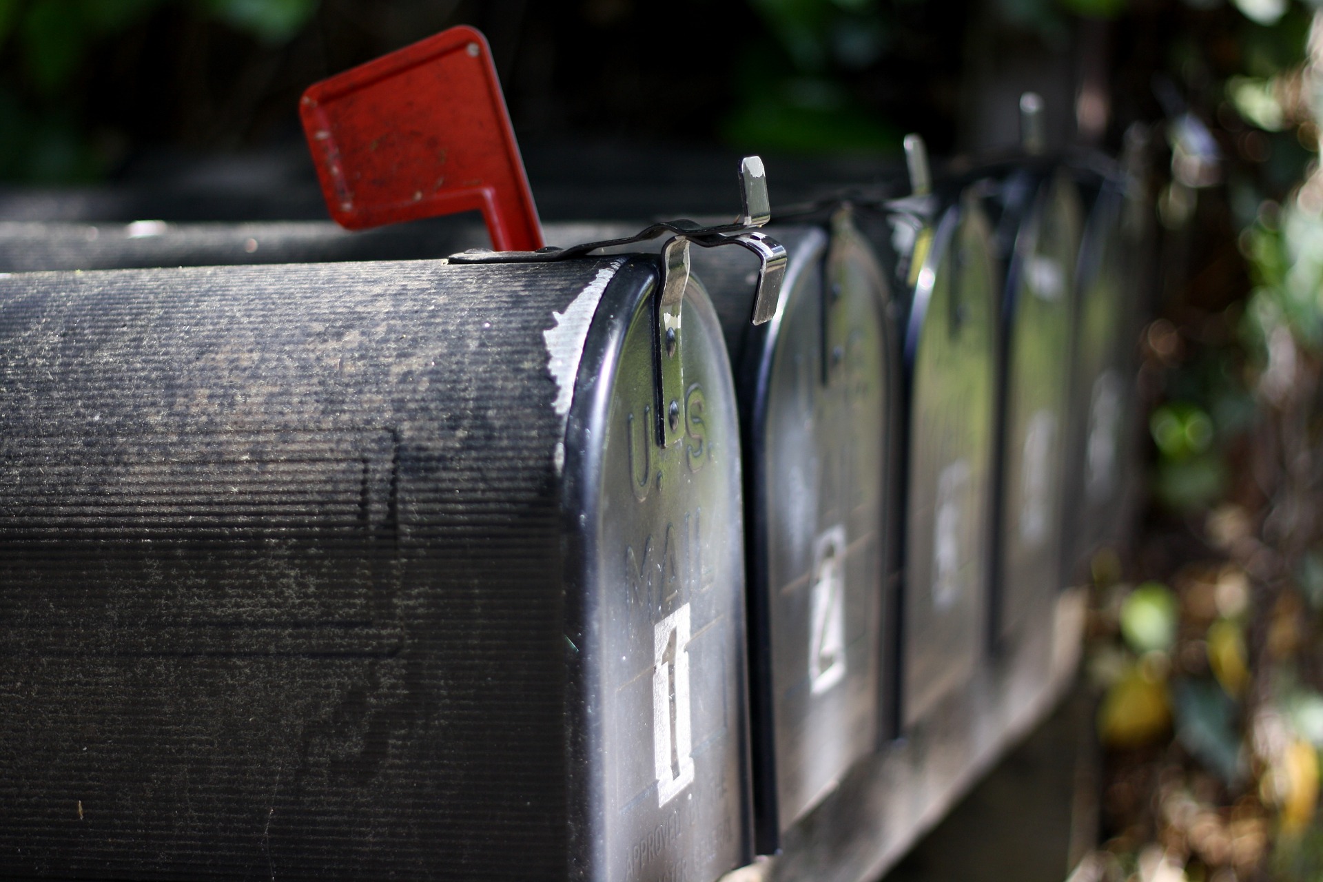 Make sure that you change your address at all official locations to receive your mail at your new home.